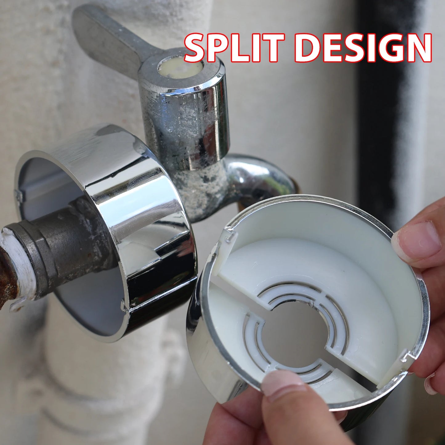 Faucet Decorative Cover Plastic Water Pipe Connector Wall Covers Heighten Valve Panel Shower Kitchen Bathroom Tap Accessories