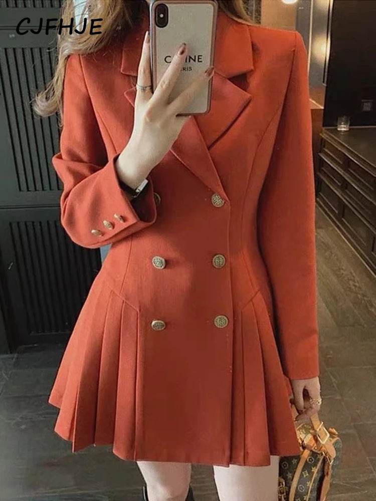 Women Business Suit Fashion Hepburn Sexy Little Black Dress Female French Style Elegant Vestidos Office Lady Autumn Outfit - AIAZ
