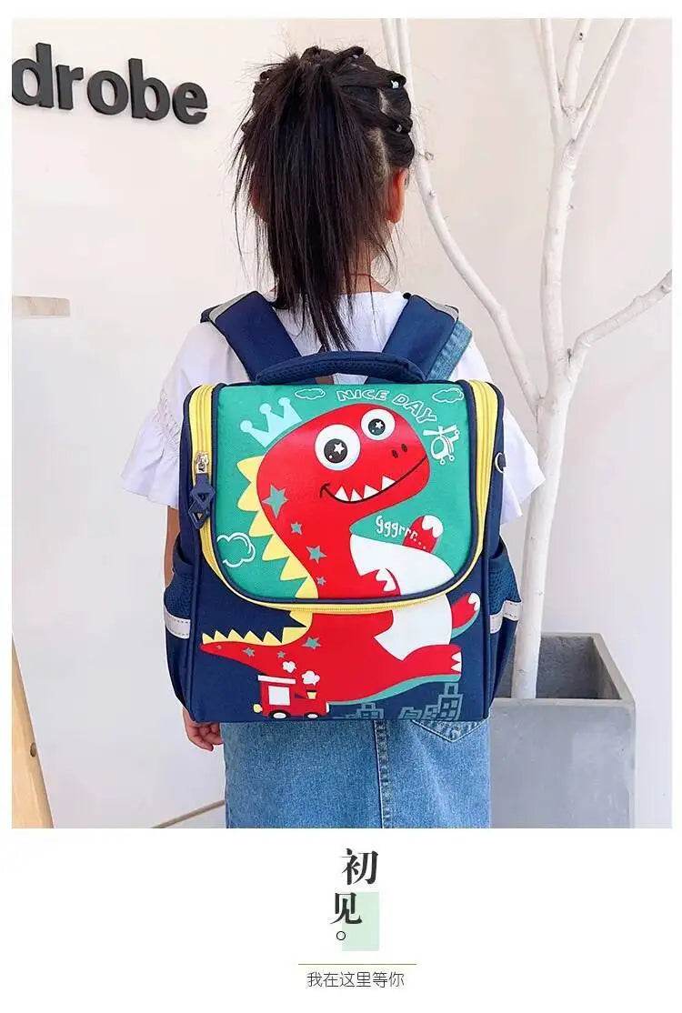 Children School Bags Girls Boys Backpacks Kindergarten Schoolbag Cartoon Animal Toddler Kids Backpack For 2-8 Years - AIAZ