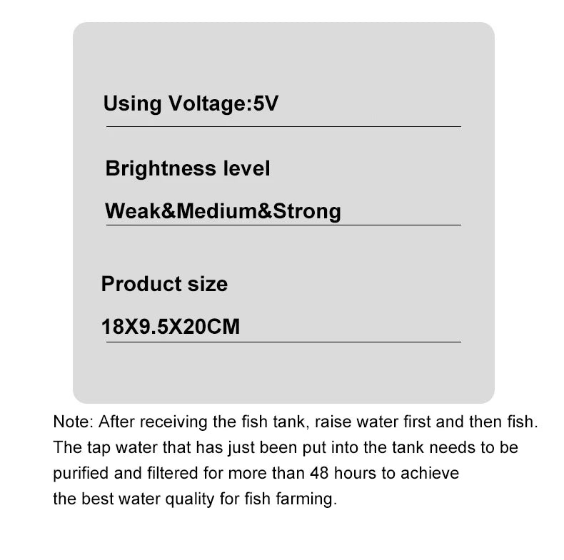 Fish tank living room small landscape ecological tank household USB powered mini tank fish tank