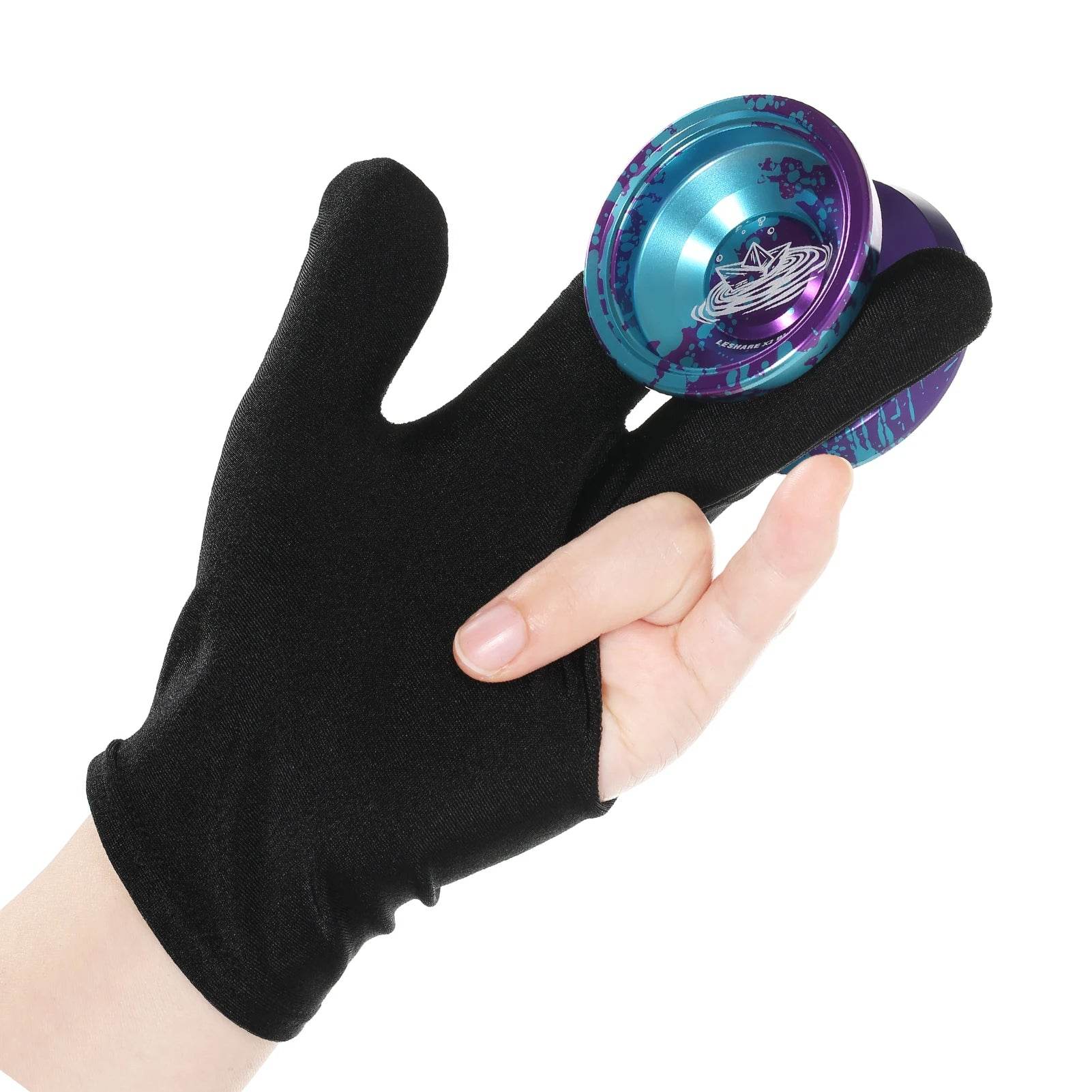 LESHARE Yoyo Ball Aluminum String Trick YoYo Balls Competitive Yo Yo Gift with Bearing Strings and Gloves Classic Toys - AIAZ