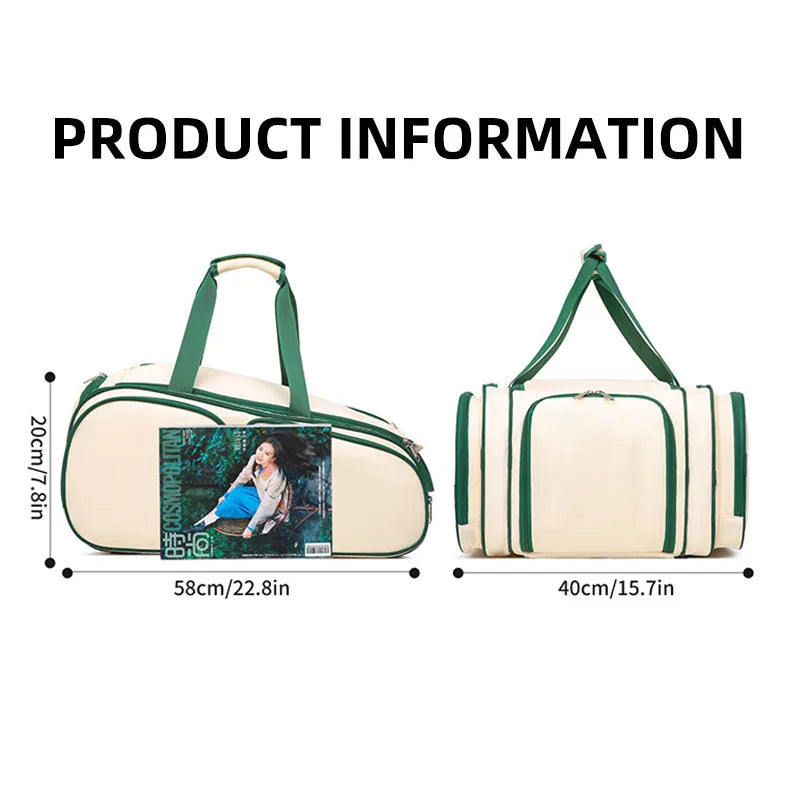 Badminton Tennis Rackets Backpack Large Capacity Gym Fitness Sports Training Shoulder Bag Shoes Pocket Outdoor Luggage Handbag