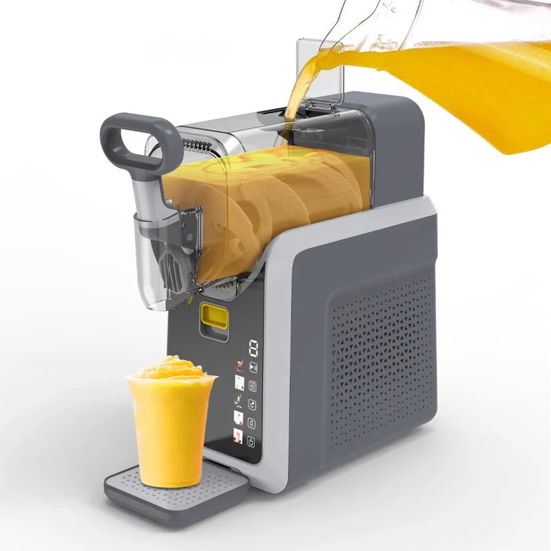 Snow melting machine Small household cold drink slush machine smoothie beverage machine milkshake machine shaved ice machine ful