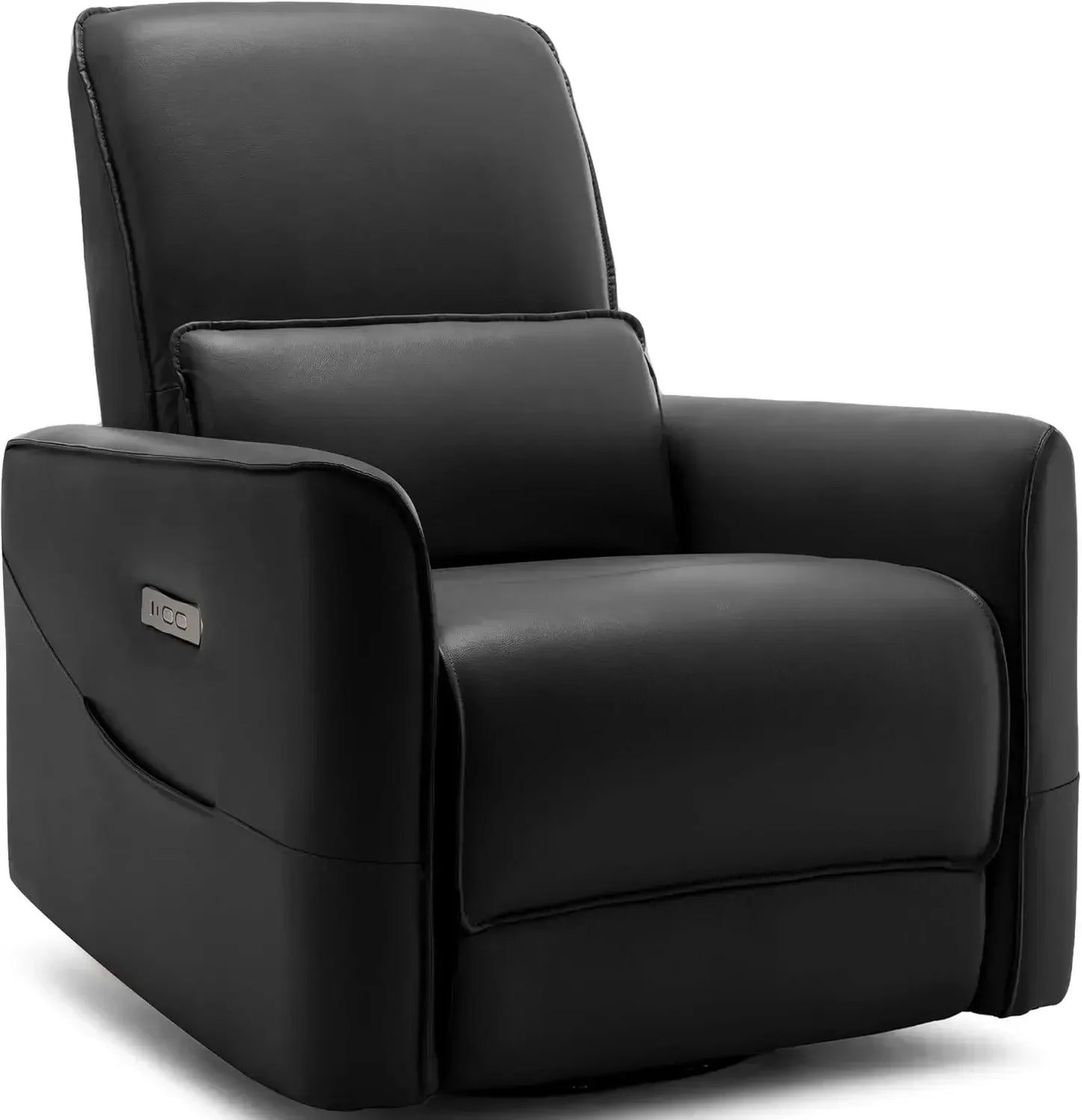 Nordic Minimalist Electric Swivel Recliner Chair, Power Rocker, Glider Nursery,Rocking of Faux Leather