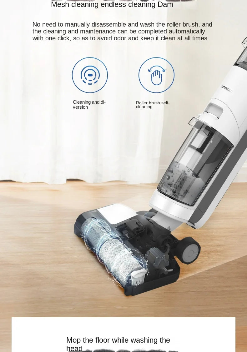 TINECO wireless floor scrubber cleaning machine IFLOOR SE household wet and dry dual-purpose suction and mop integrated