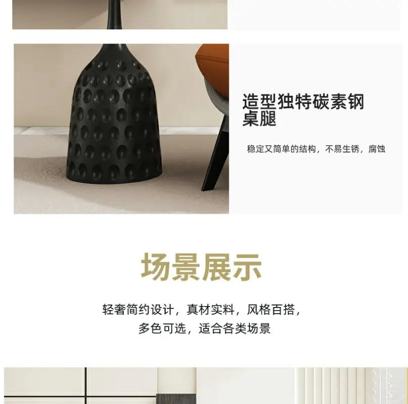 Italian Luxury Light Sofa Chair: Trendy Lazy Lounger, Ideal for Small Living Rooms & Balconies