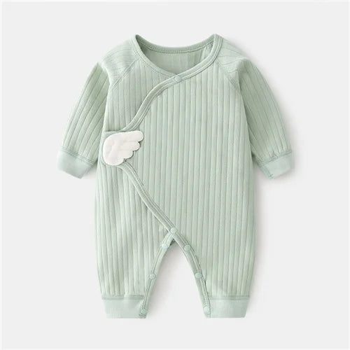 Cotton Newborn Baby Girl Boy Romper Print Infant Jumpsuit Casual New born Clothes For Girls Boys Spring Autumn Clothing New 0-6M