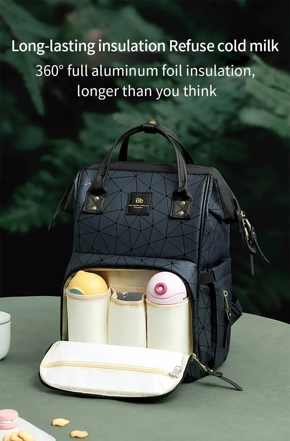 AIBEDILA Mommy Bag Waterproof Large Capacity Fashionable and High Quality Supplies Supplies for Pregnant Women Babies Backpacks