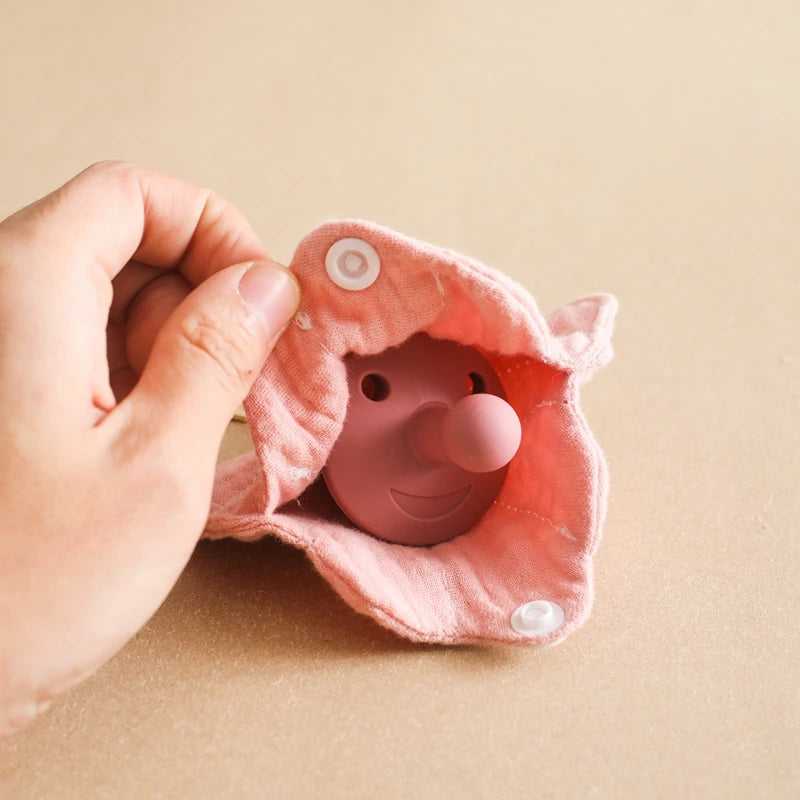 Baby Silicone Pacifier Clip Infant Newborn Sea Shell Shape Pacifier Chain Dummy Nipple Holder Clips Baby Pacifier Storage Box