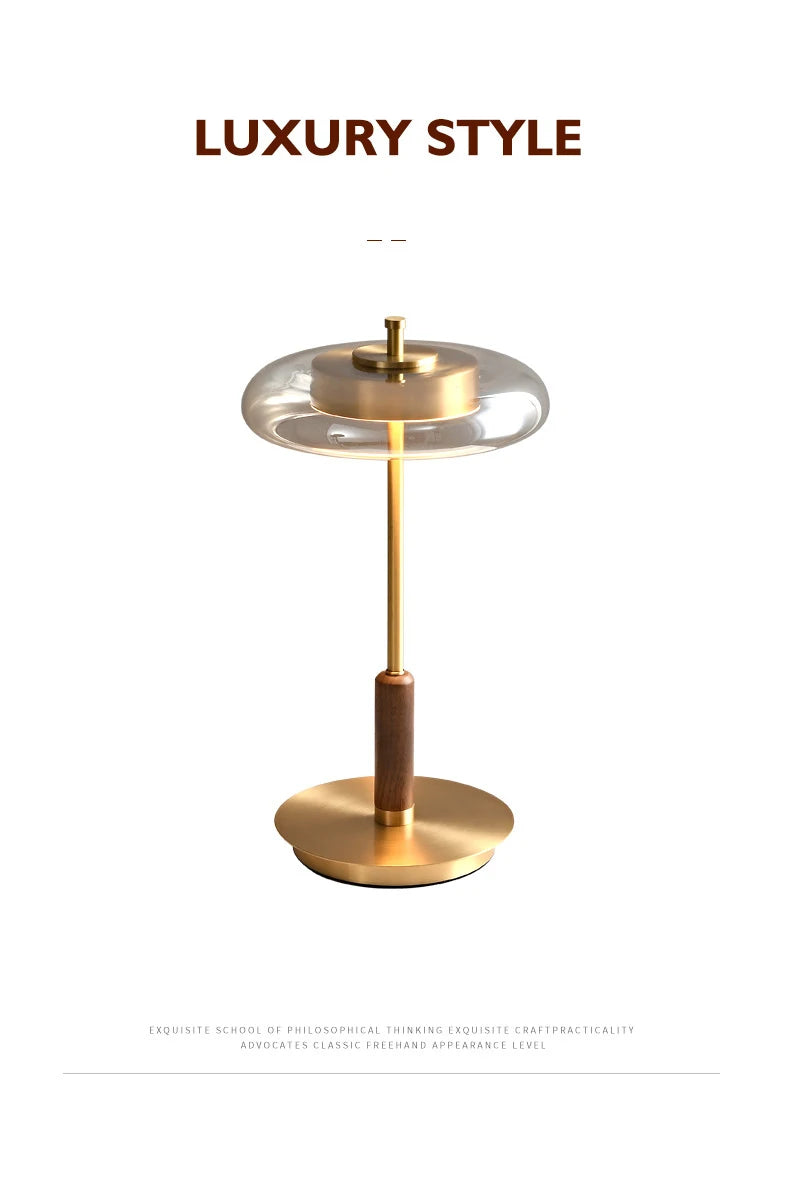 Retro Glass Floor Lamp Luxury Gold Lustre Glass Floor light for Living Room Bedroom bedside Mushroom Metal Art Design Table lamp