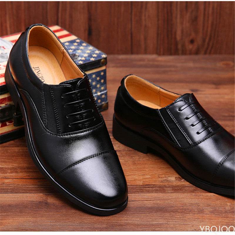 Men Dress Shoes Luxury Brand Business Leather Shoes for Mens Comfortable Pointed Social Shoe Male Sports Casual Footwear - AIAZ