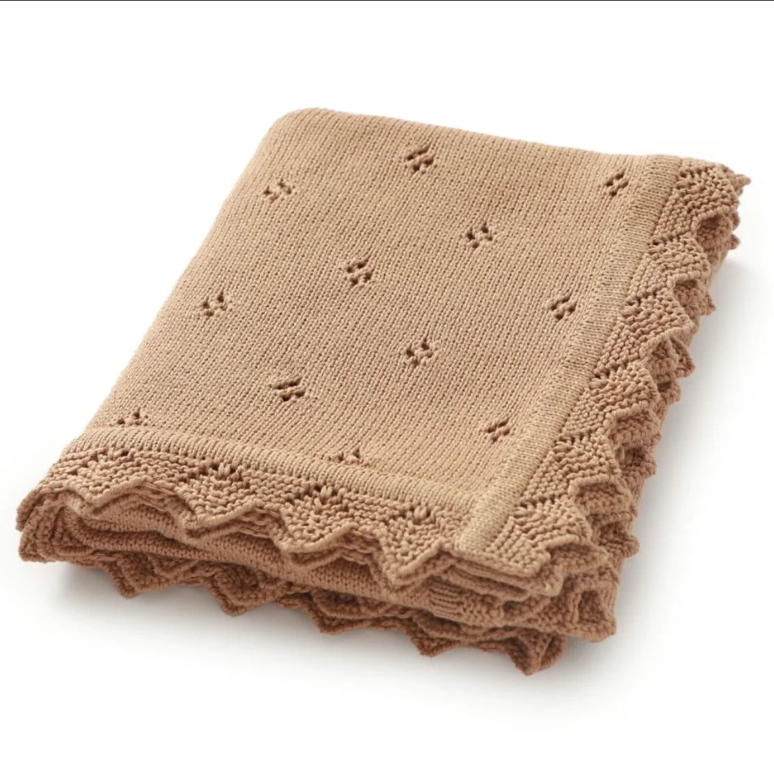 Knitted Baby Blanket Newborn Swaddle Wrap Blankets For Boys Girls 100% Cotton Soft Infant Receiving Blanket Crib Quilt Stuff