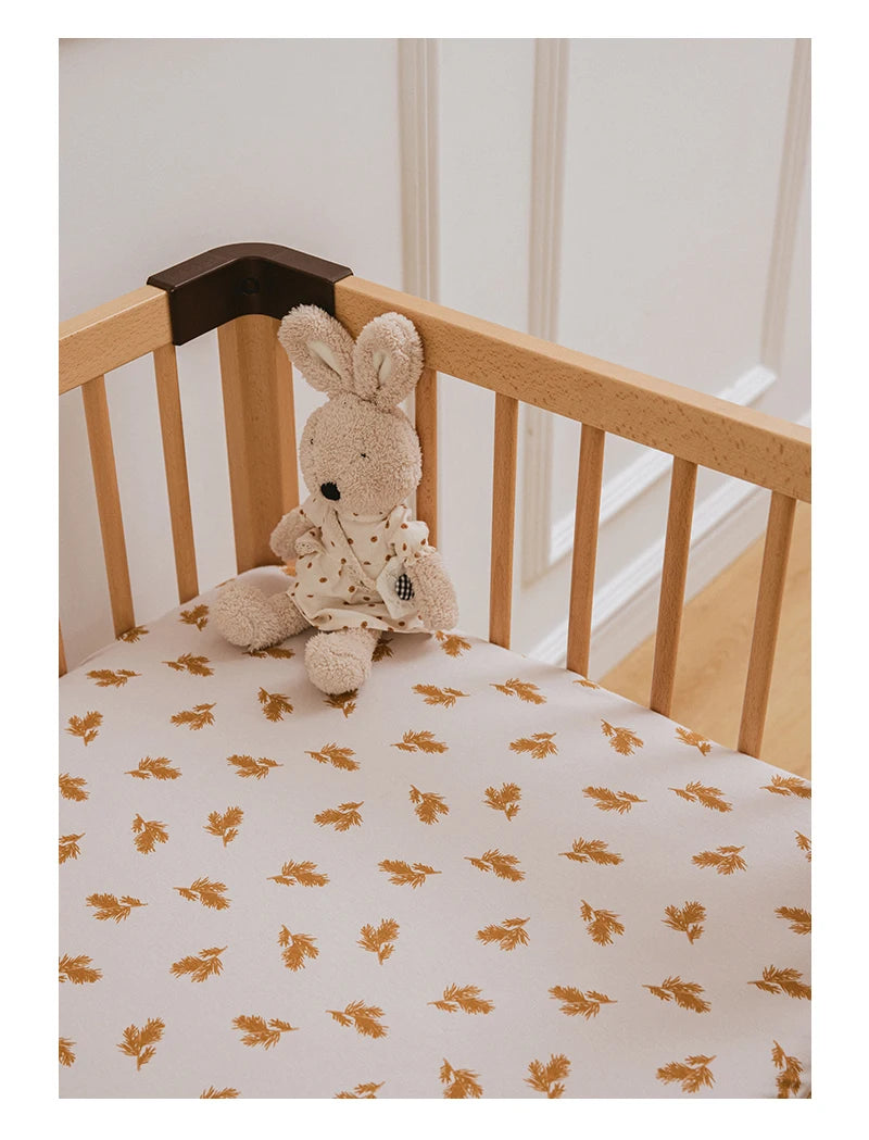 Baby Bedding Sets Crib Sheets 140*70Cm Infant Mattress Protector Baby Sheet Fitted 100% Cotton Soft Winter Warm Cot Cover
