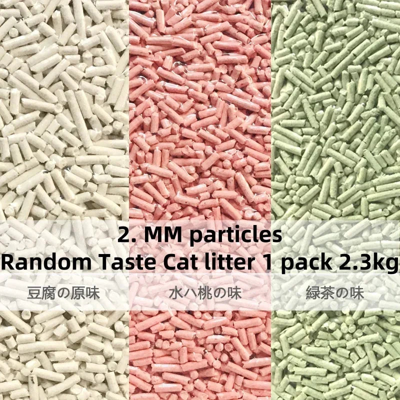 Cat Litter Box Set Large Fence Semi Enclosed Cat Litter Box Thickened Cat Toilet with Cat Litter Scoop Pet Supplies Cat Litter