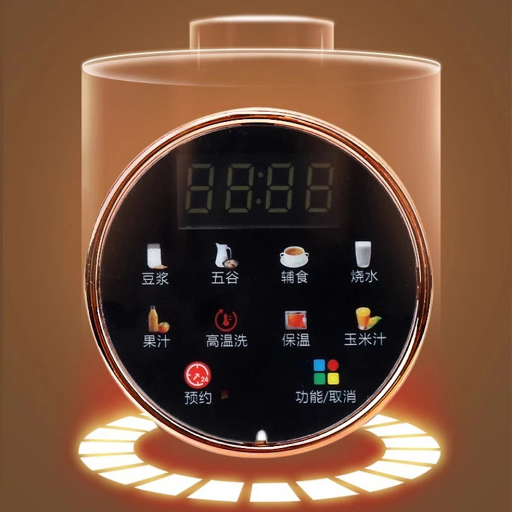1500ml Baby Soy Milk Machine Electric Juicer Blender Soybean Milk Maker Wall Breaking Machine Rice Paste Maker Breakfast Machin