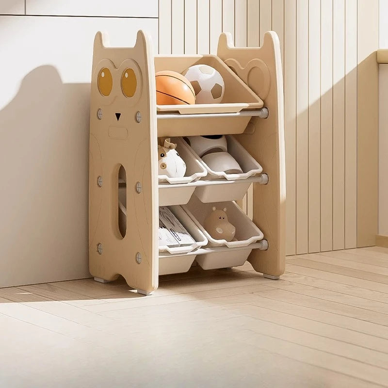 Children's Toy Storage Rack, Floor Standing Multi-layer Storage Rack, Easy Classification and Organization Storage Rack
