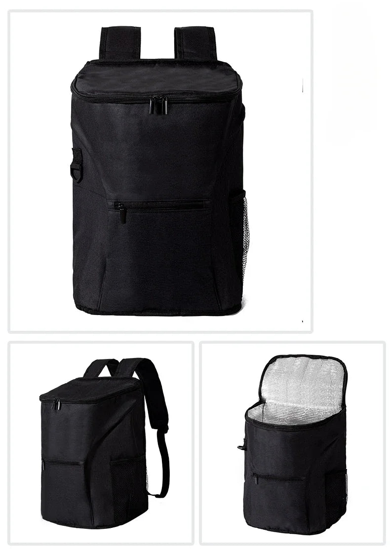 26L Outdoor Cooler Bag Thermal Backpack Insulated Picnic Lunch Bag Camping Food Drink Beer Ice Bag Leakproof Travel Backpack