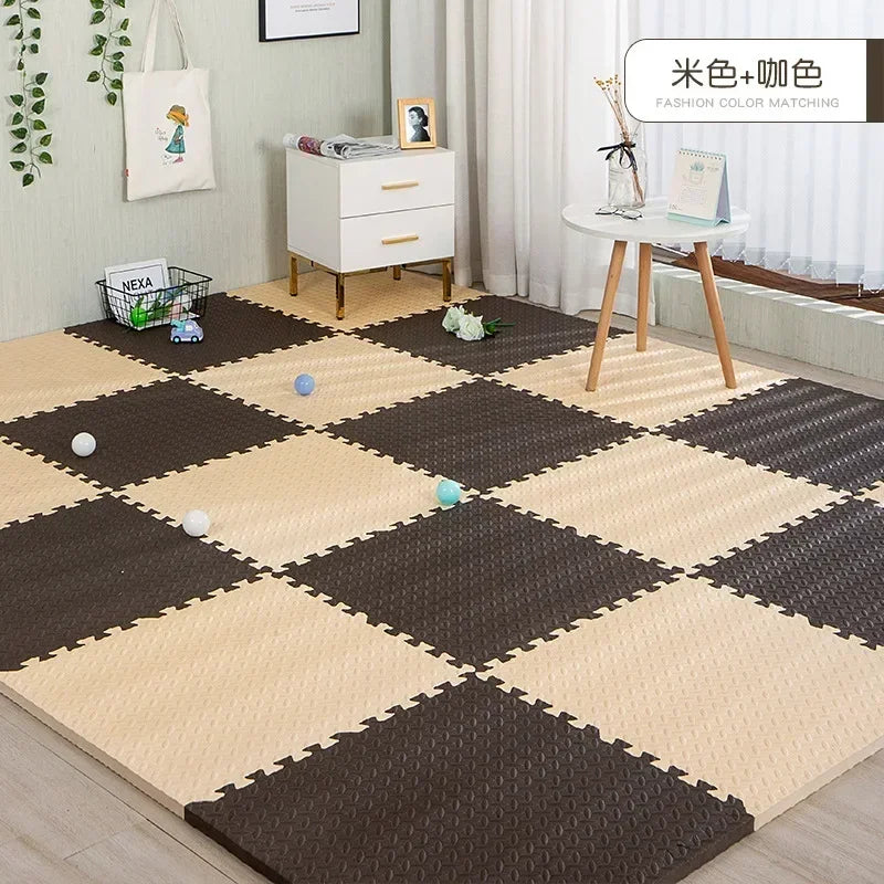 30x30x1cm Baby Play Mats Plain Color Puzzle Mats EVA Foam Mat Kids Jigsaw Mats For Bedroom Protective Floor Tiles Mat Baby Games