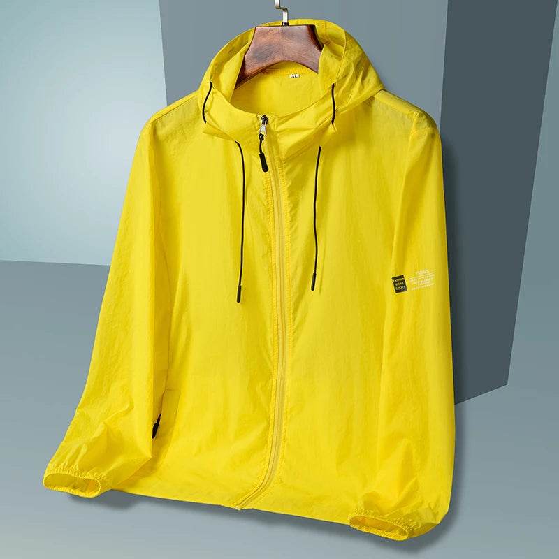 2025 Summer Hooded Jacket Men Women Sun Protection Clothing Fishing Hunting Clothes Quick Dry Skin Windbreaker - AIAZ