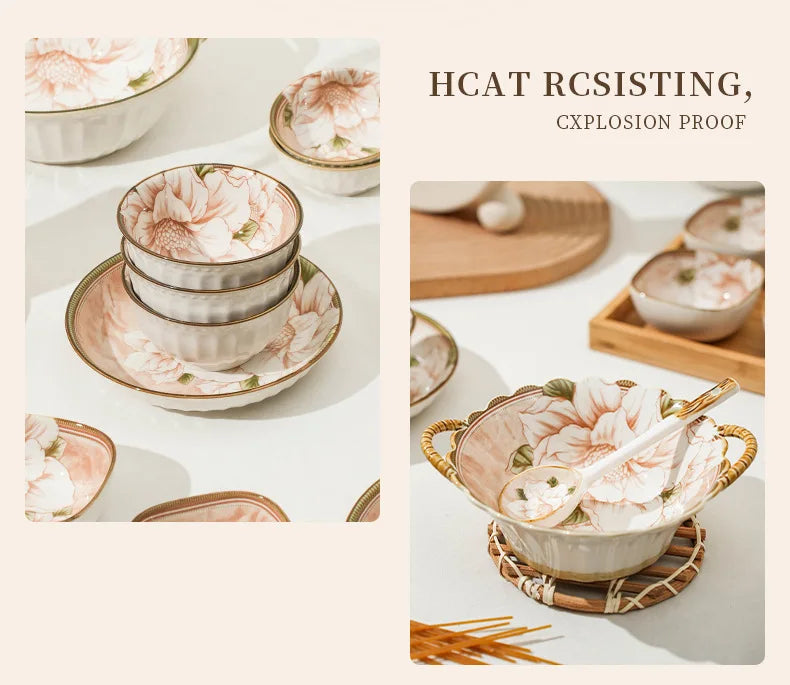 High-quality Ceramic Spoons Wholesale Combinations Household Gift Tableware Sets