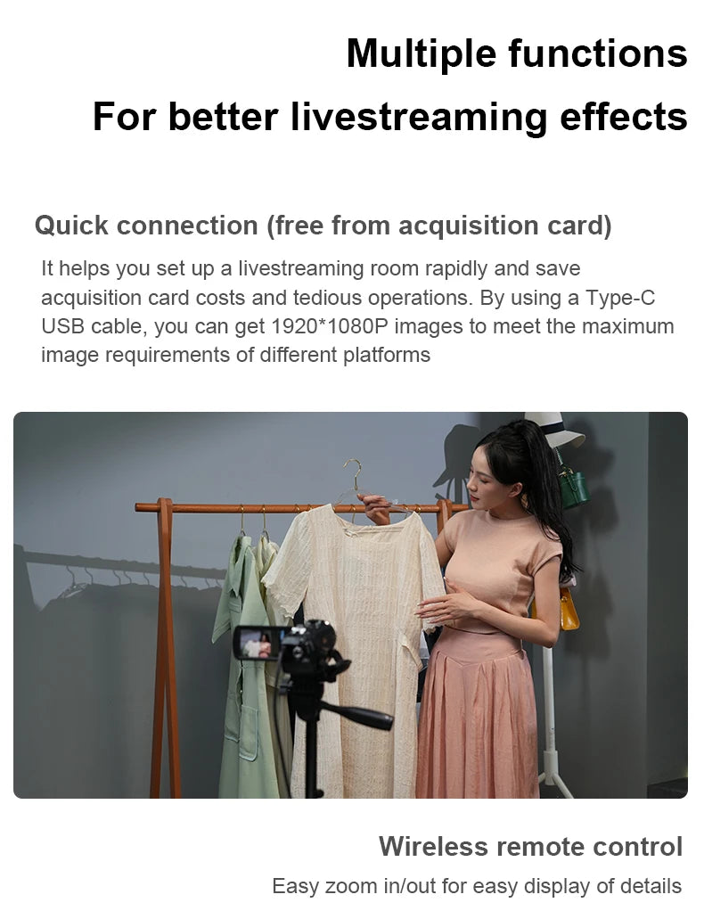 Live Streaming Camera 4K Digital Camcorder Ordro AC5PLUS 12X Optical Zoom for YouTube Vlog Church Wedding Videos Home Use