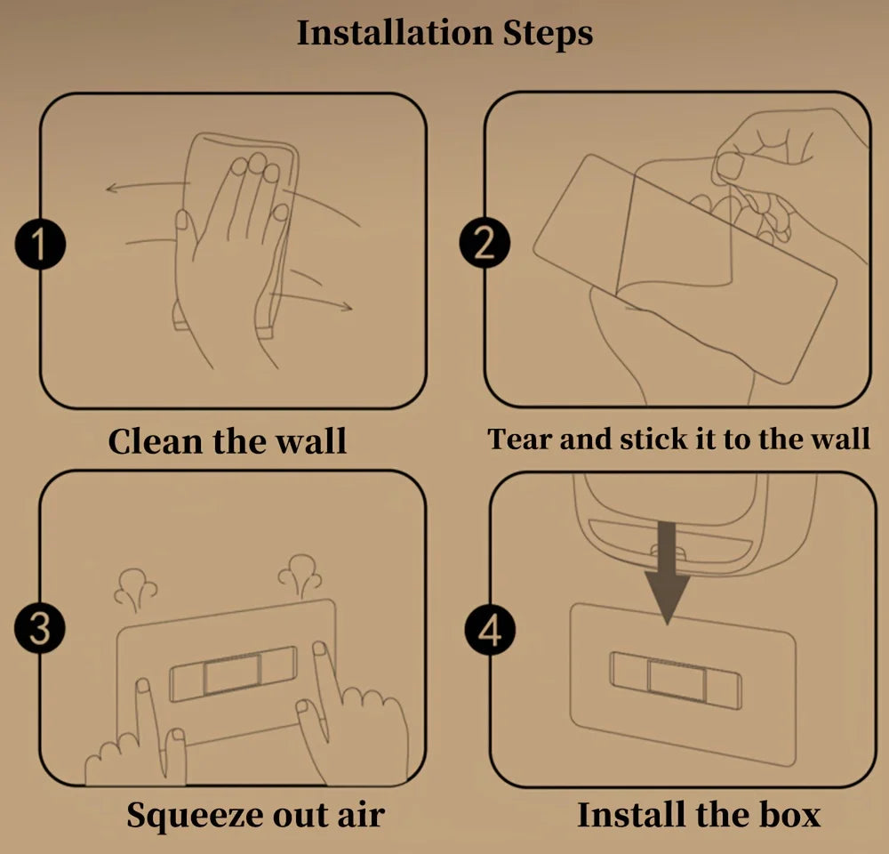 Wall-mounted Cosmetics Storage Box Dustproof Waterproof Large Capacity Makeup Storage Racks with Lid Drawer Bathroom Organizer