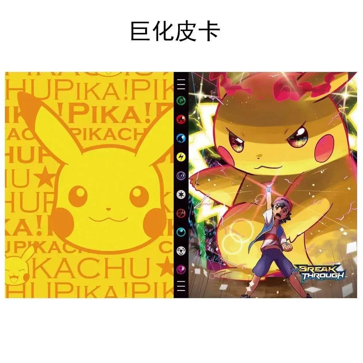 2025 New 9-Pocket Page 432Pcs Holder Album Toys Collections Pokemones Cards Album Book Top Loaded List Toys Gift for Children - AIAZ