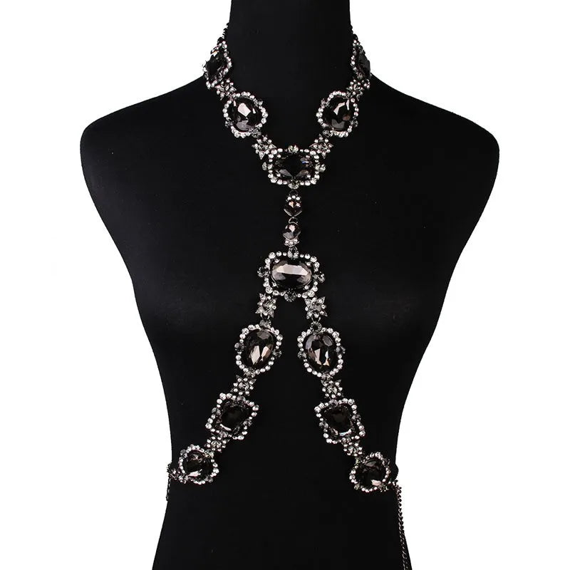 Luxury Austrian Crystal Glass Choker Necklace Women Jewelry Best Friendship Statement Necklaces Pendants For Bridal Wedding