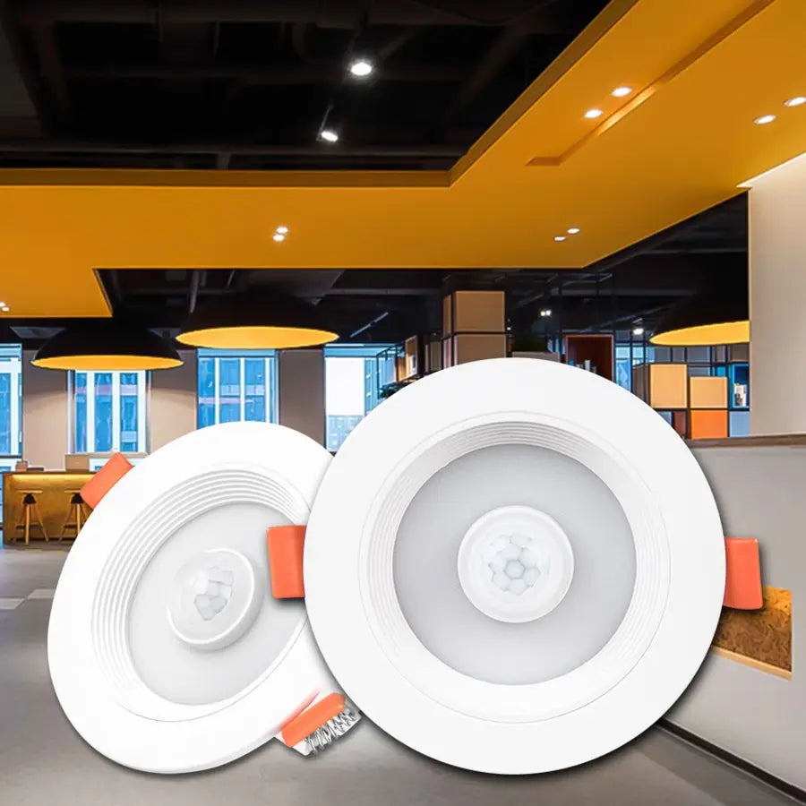 LED Downlights PIR Motion Sensor Down Light 5W 10W 15W 20W Recessed Ceiling Light Cold White Night Lamp LED Spotlight Downlight