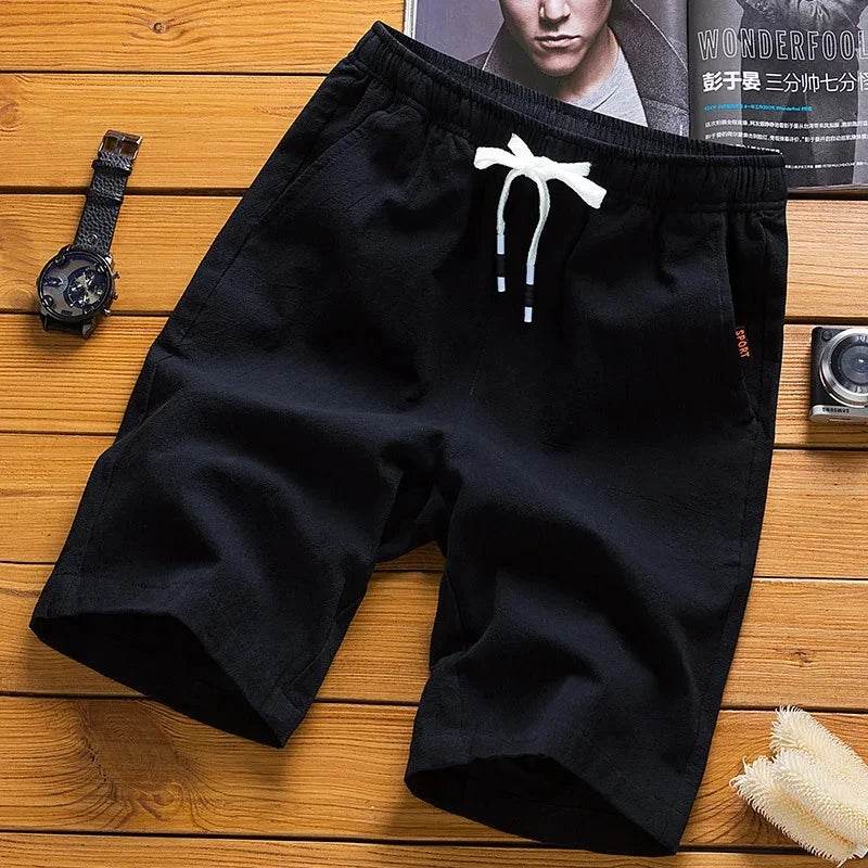 2025 Summer New Men's Fashion Leisure Brand Shorts Outdoor Sports Running Gym Fitness Training Loose Large Straight Shorts - AIAZ