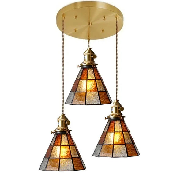 IWHD 2022 NEW Nordic Glass LED Pendant Lights Fixtures Copper Bedroom Dinning Room Restaurant Modern Hanging Lamp Lighting