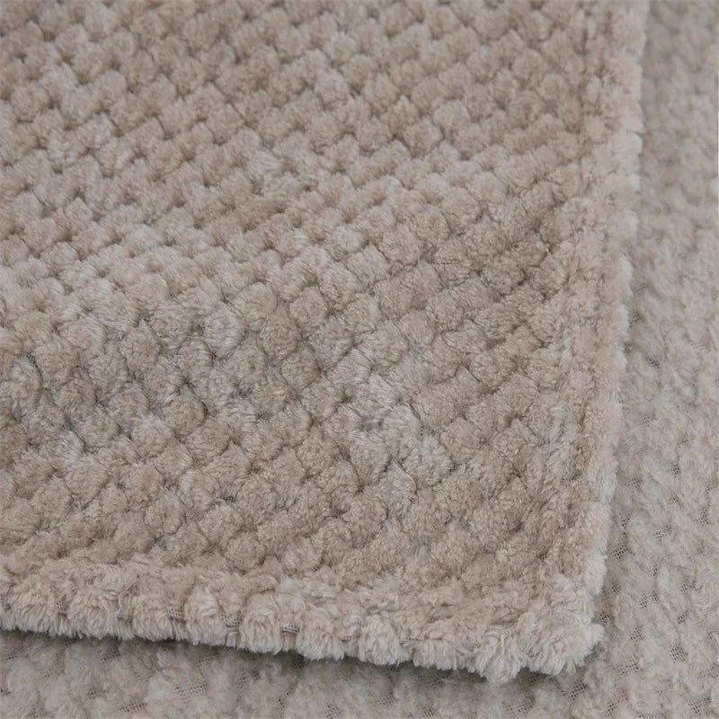 Baby Blanket Soft Fleece Infant Thick Quilt Bedding Swaddle Wrap Blanket Warm Newborn Stroller Sleep Cover Nursery Thermal Gift