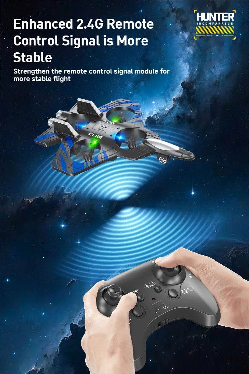 RC Aircraft EPP Foam Stunt Glider Electric Fighter Remote Control Airplane Fall Resistant Plane Toys for Boys Kids CZ01 CZ63 - AIAZ