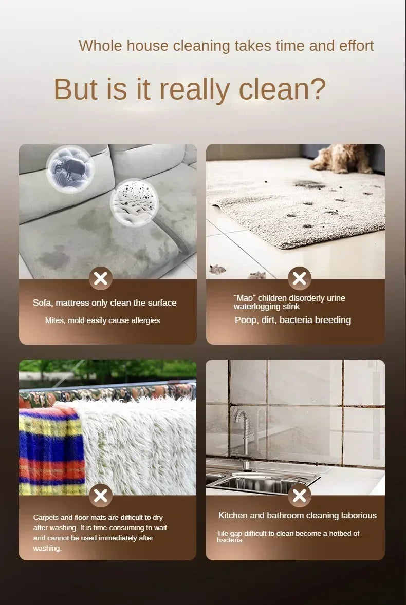BISSELL 3697Z Sofa Fabric Cleaning Machine Steam Carpet Mattress Pumping Small Steam Dragon Home Appliances 11900Pa 220V