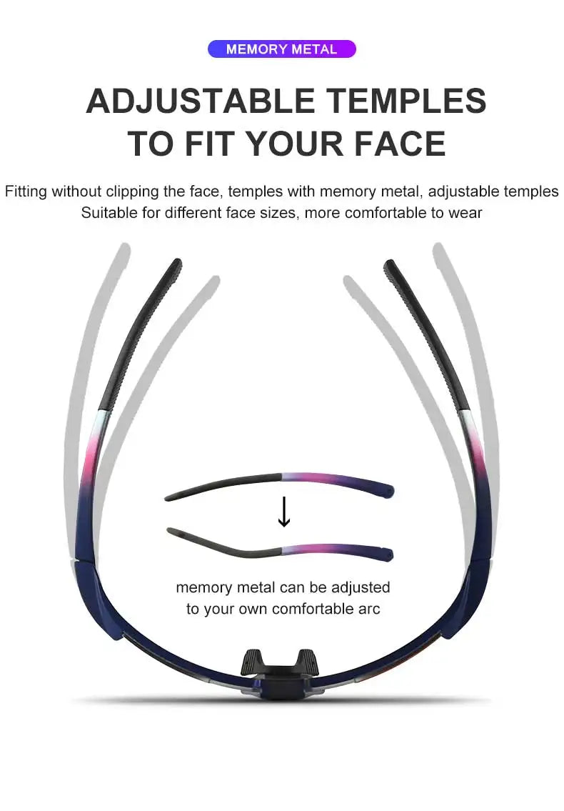 INBIKE Photochromic Cycling Sunglasses Professional Road Bike Riding Glasses for Men Bicycle Windproof Sand Goggles Bike Eyewear