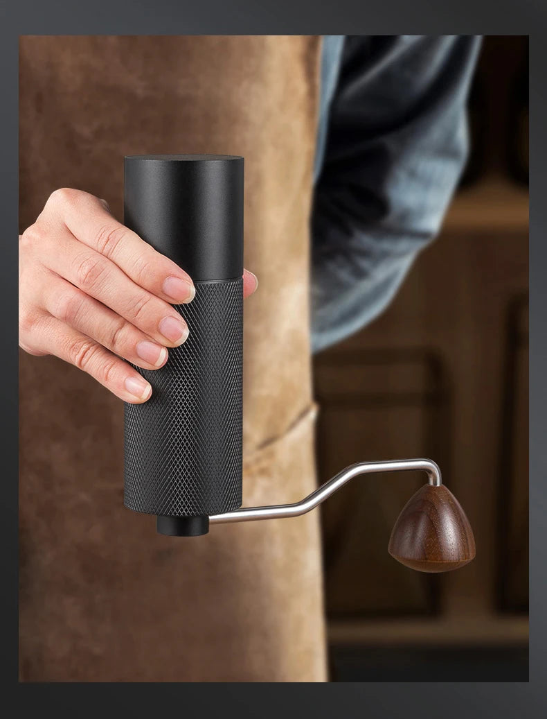 Manual Coffee Grinder Stainless Steel Conical Burr Adjustable Setting High Quality Portable Hand Grinder