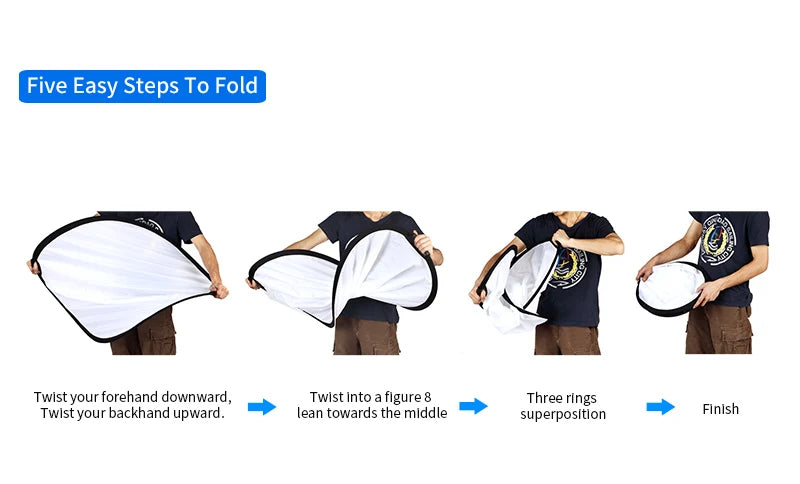 Selens Portable 5 in 1 Reflector 60x90cm Oval Round Reflector Photography Accessories Diffuser Photo Studio Kits fotografia 반사판