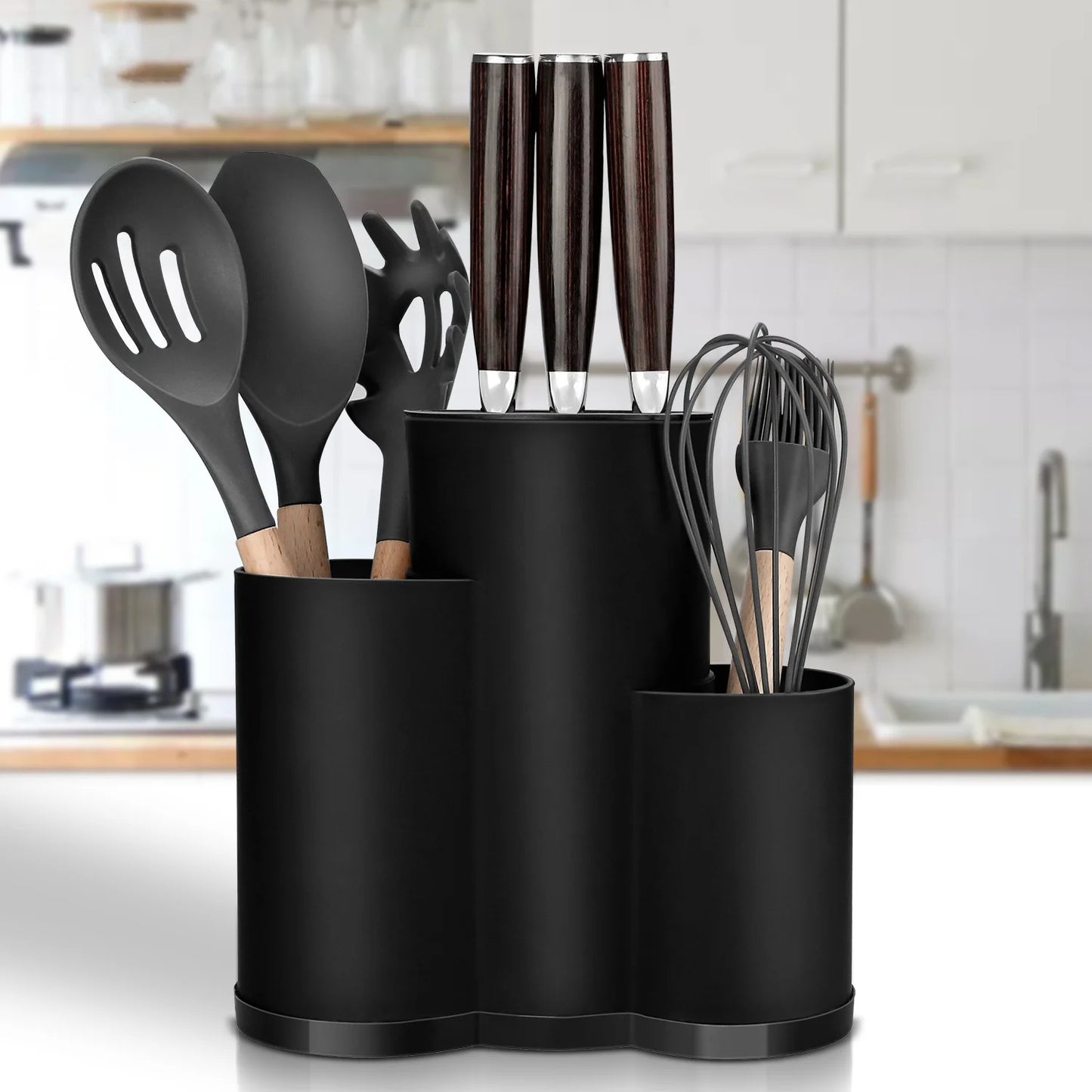 New Storage Rack Knife Holder Multi-Functional Household Tableware Storage Rack Kitchen Storage Tools