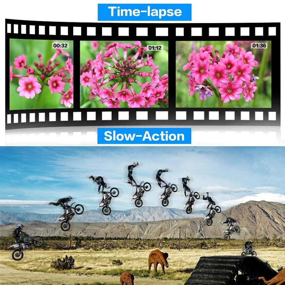 4k 60fps 64MP Youtube Video Live Stream 4.0 Rotate Touch Screen Digital Phone Webcam CMOS Camera