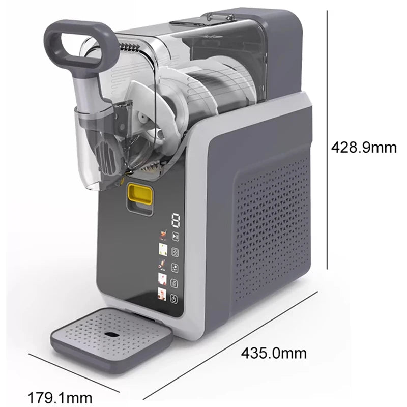 Snow melting machine Small household cold drink slush machine smoothie beverage machine milkshake machine shaved ice machine ful