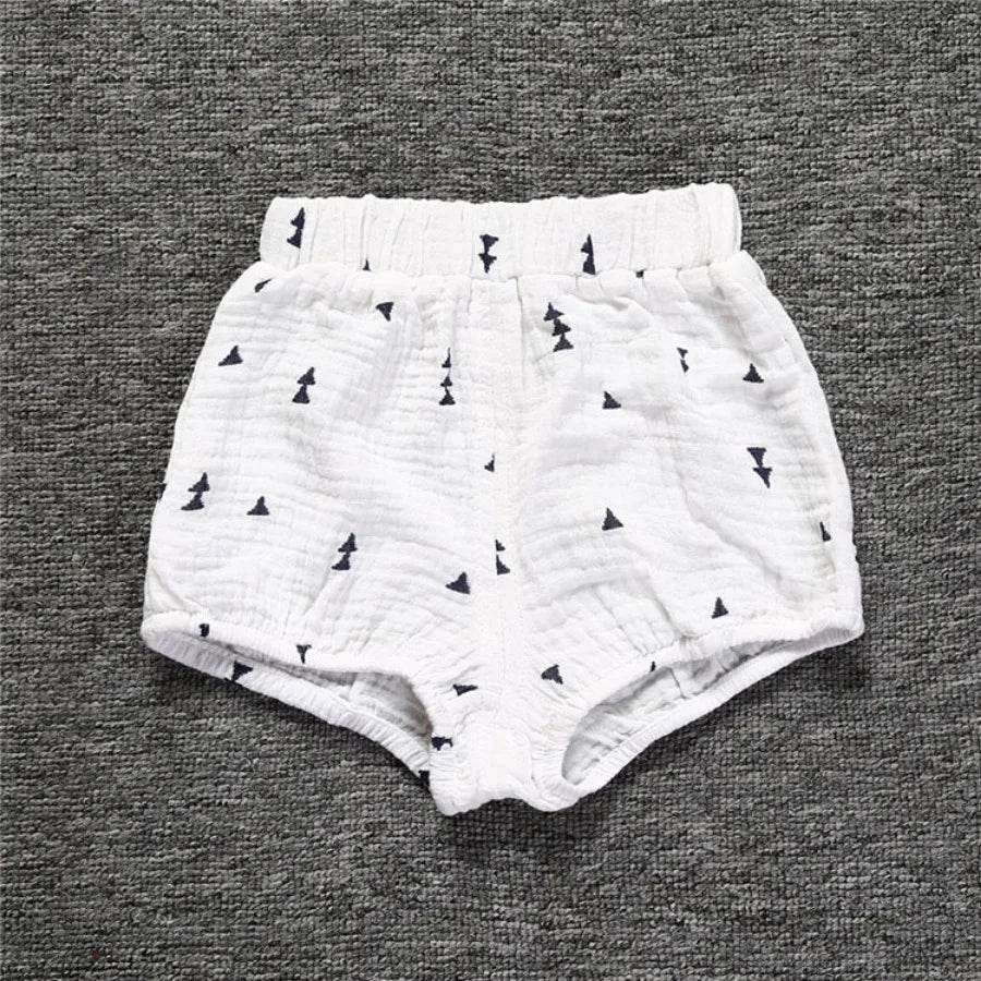 Summer Infant Baby Shorts for Boys Girls PP Pants Children's Clothing Boys Comfortable Cotton Linen Kids Clothes Shorts 3M-6Y - AIAZ