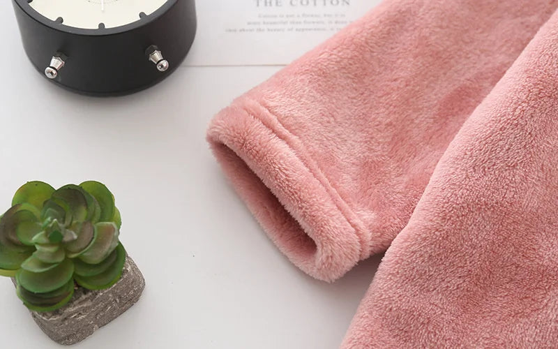 Kids Soft Pajamas Children's Winter Flannel Bathrobe 2023 New Cartoon Cute Sleepwear Boys Girls Autumn Robes Hooded Homewear