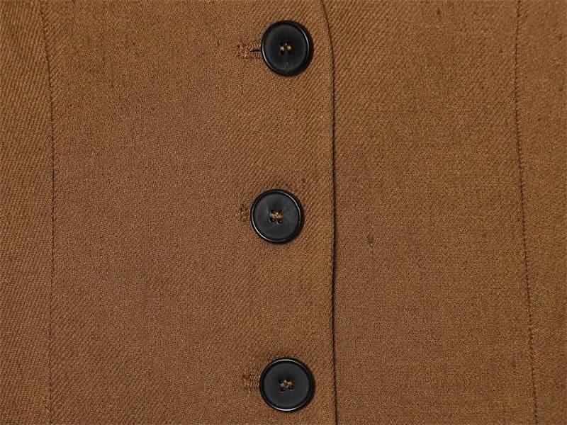 Women's Vest New Summer 2025 Solid Color Sleeveless Blend Vest Sexy V-neck Design Casual and Versatile Personality Fashion - AIAZ