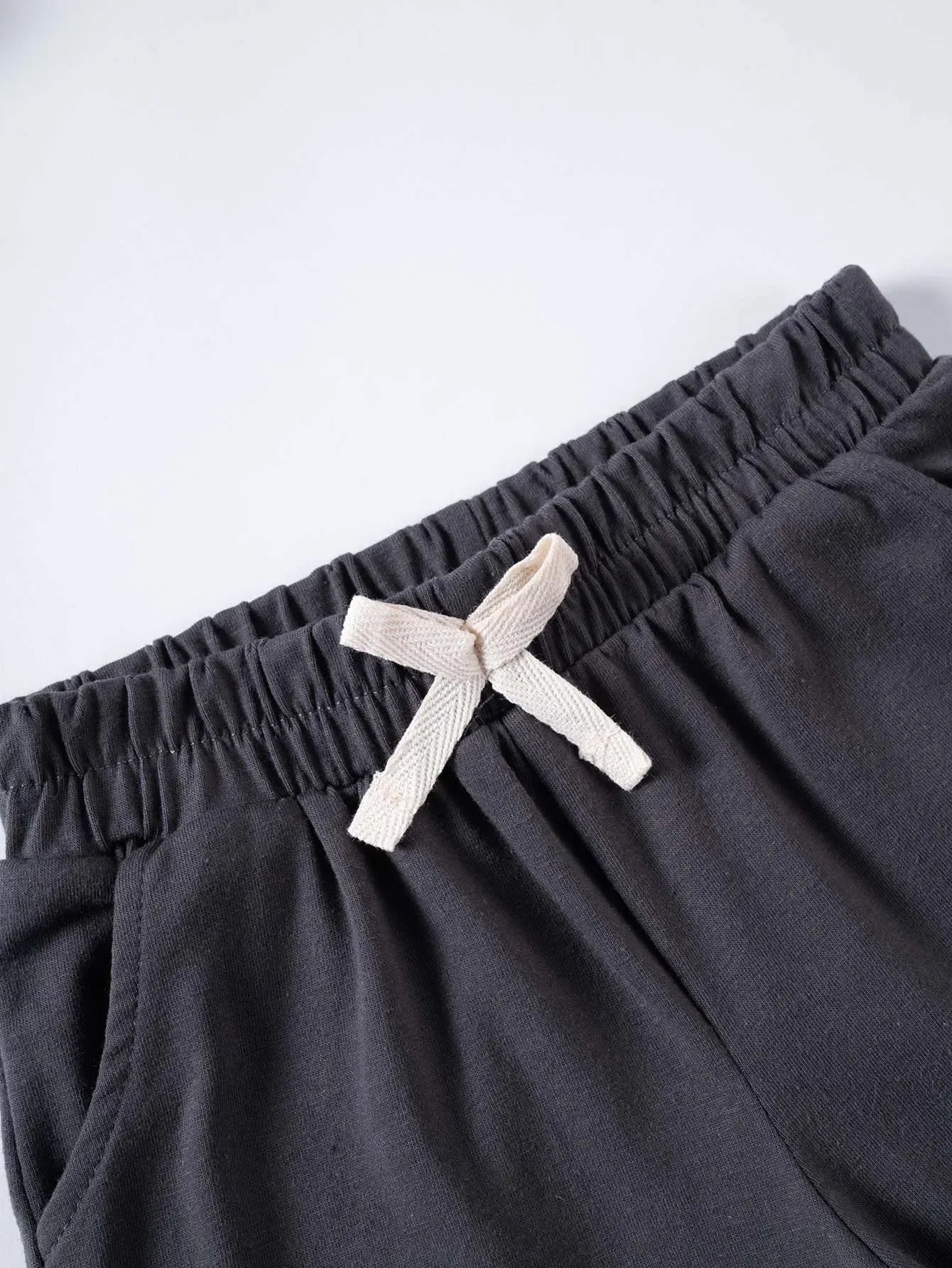 Summer Cotton Toddler 2pcs Boys Girls Printed Round Neck Top + Shorts Set Comfortable Skin-friendly Casual Clothing 2024 New