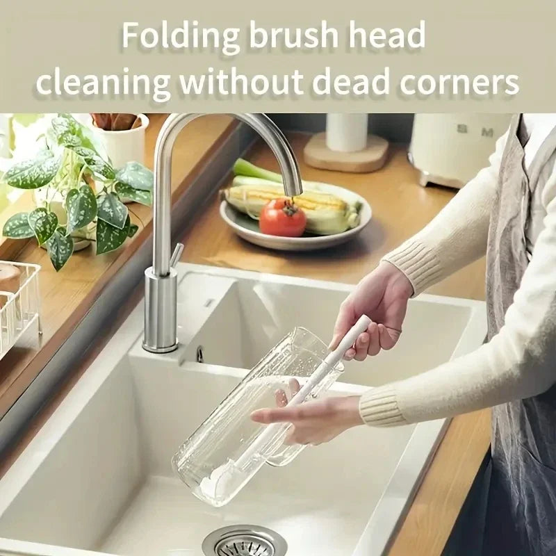1PC Cup Brush Cleaning Long Handle Small Brush Mug Breaker Special Cleaning Crevice Glass Cup Bottle Brush Cleaning Tools