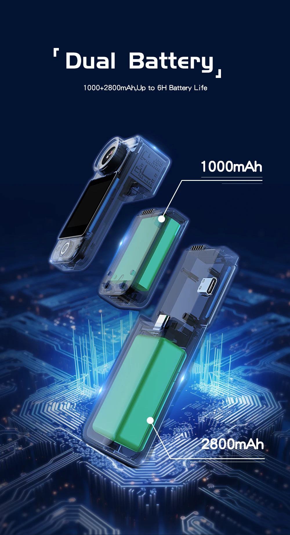 SJCAM C300 Pocket Action Camera 4K FHD With Long Battery Life Video 30M Waterproof 5G WiFi Camera Sport Action Cam