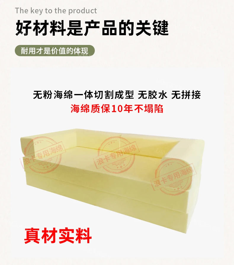 Design Large Green Sofas European Filler Armrest Salon Living Room Sofas Compressed Bedroom Lazy Divano Compresso Home Furniture