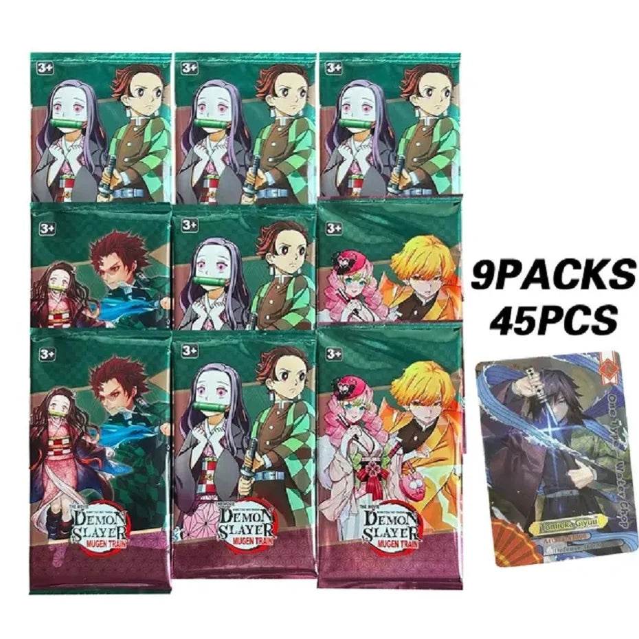 Flash Demon Slayer Cards Mugen Train SSP Card Ultra Rare Card Tanjirou Kamado Nezuko Character Collection Card - AIAZ
