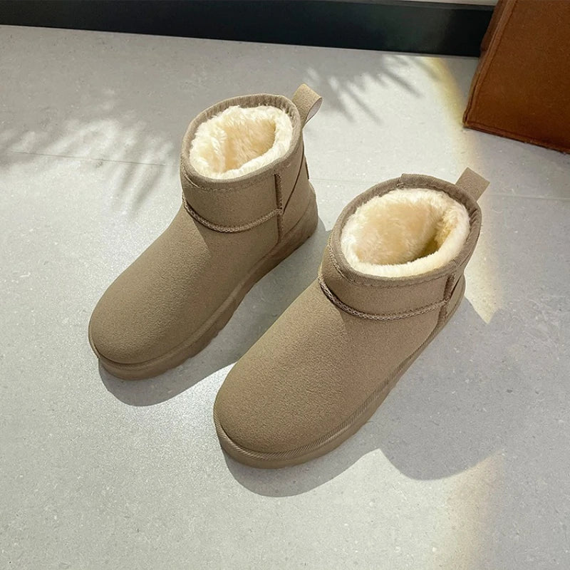 New 2025 Women Winter Ultra Mini Boot Designer Australian Platform Boots for Leather Warm Ankle Fur Booties Luxury Boots