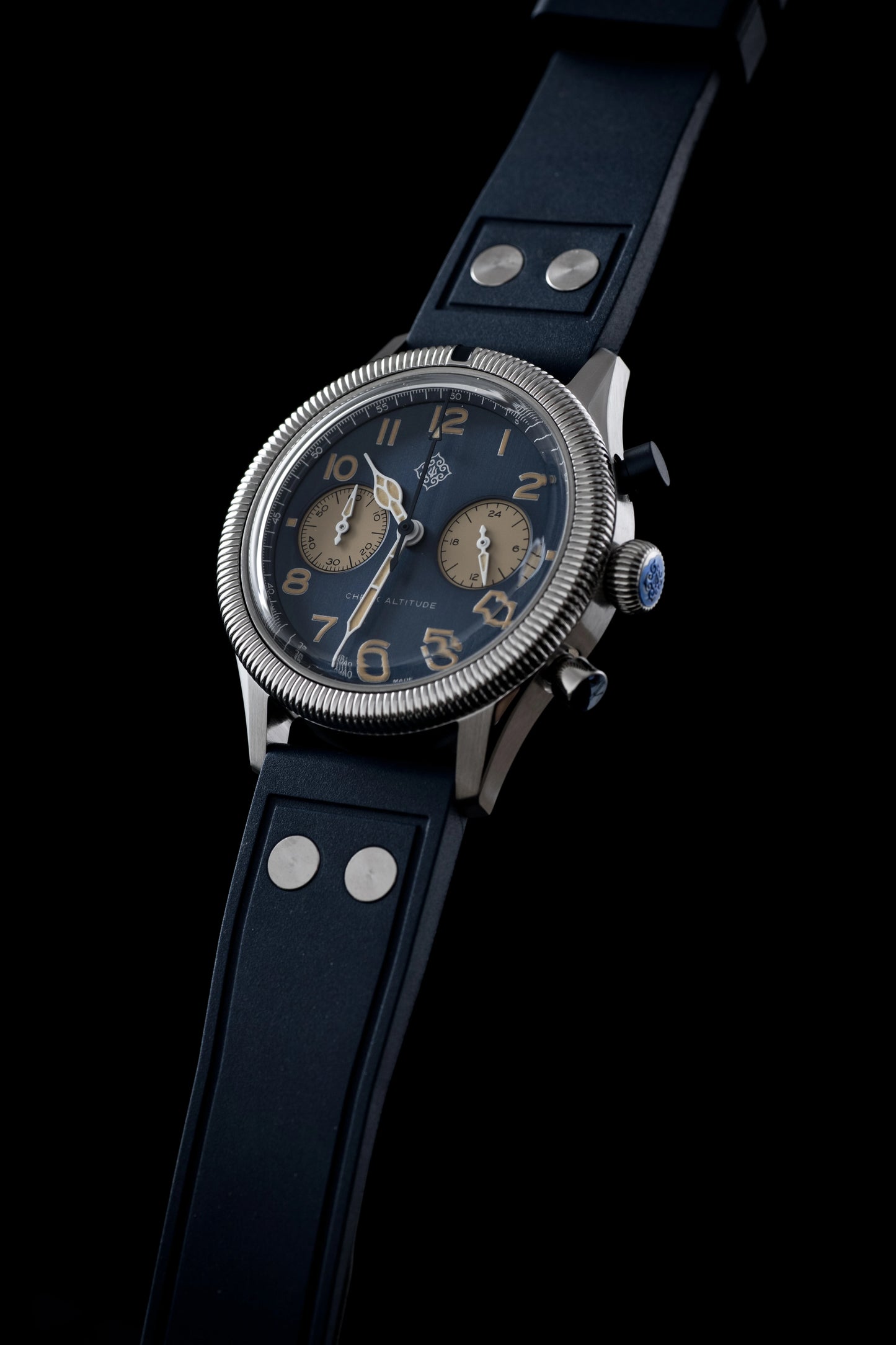 2025 New IXDAO 39mm Pilot Men Quartz Watches Peregrine Falcon Series VK64 Sapphire Stainless Steel Sports Chronograph 10Bar C3